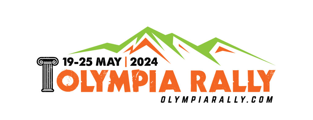 horizontal Olympia logo 19 25 May 2024 white Olympia rally