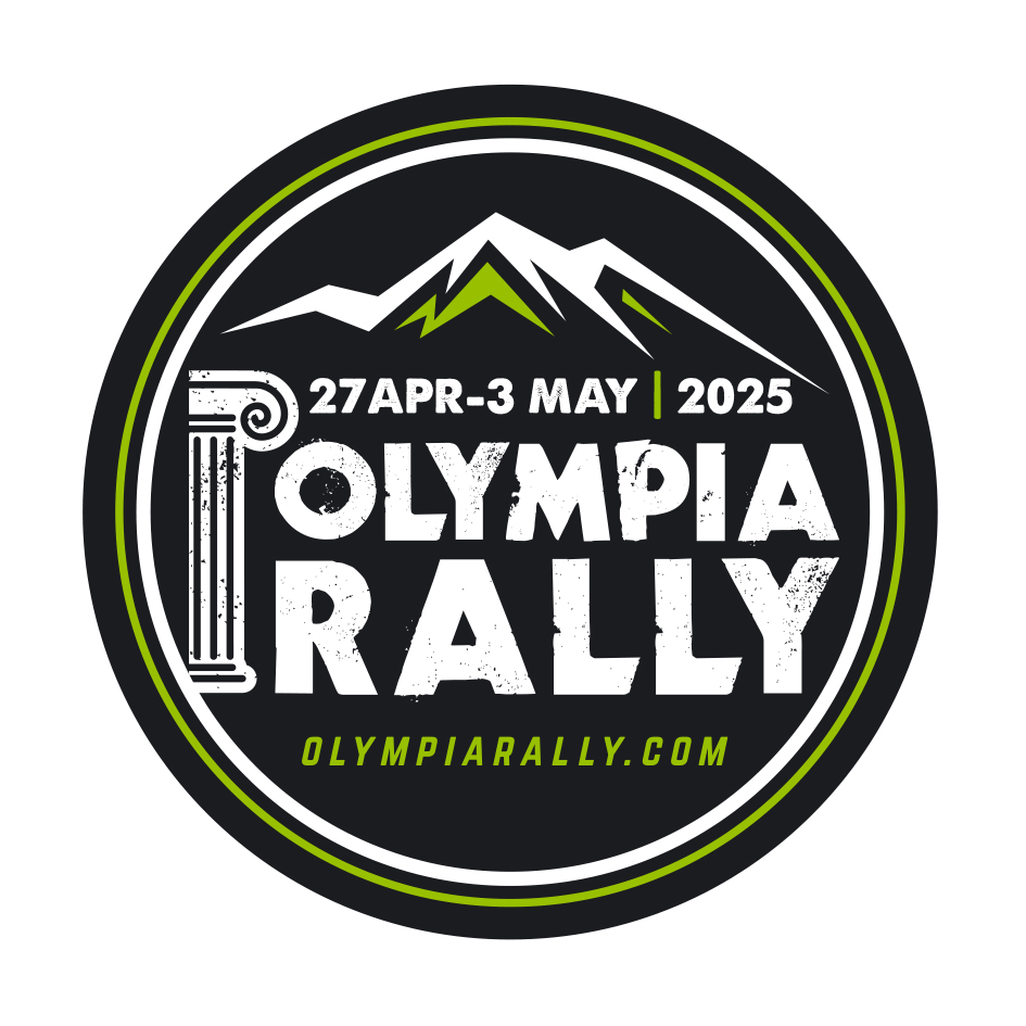 circle Olympia logos 27 Apr 03 May 2025 black white Olympia rally