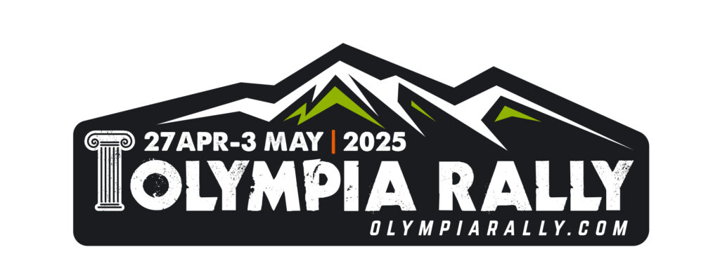 horizontal Olympia logos 27Apr 5 May 2025 black white Olympia rally