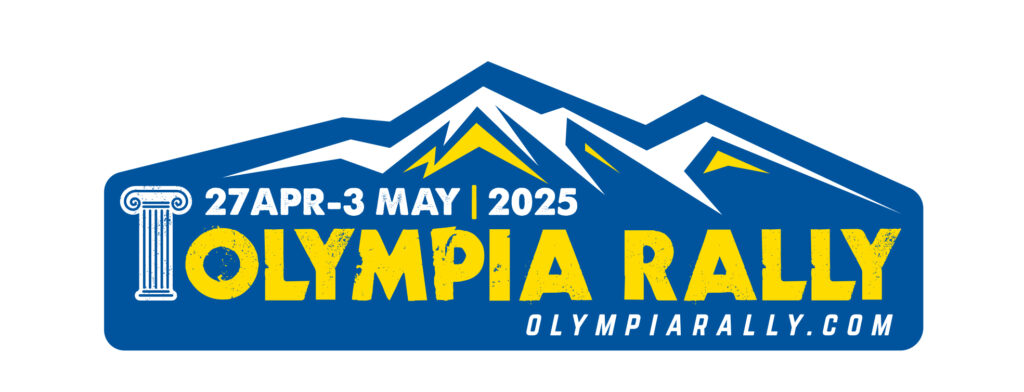 horizontal Olympia logos 27Apr 5 May 2025 blue yellow Olympia rally