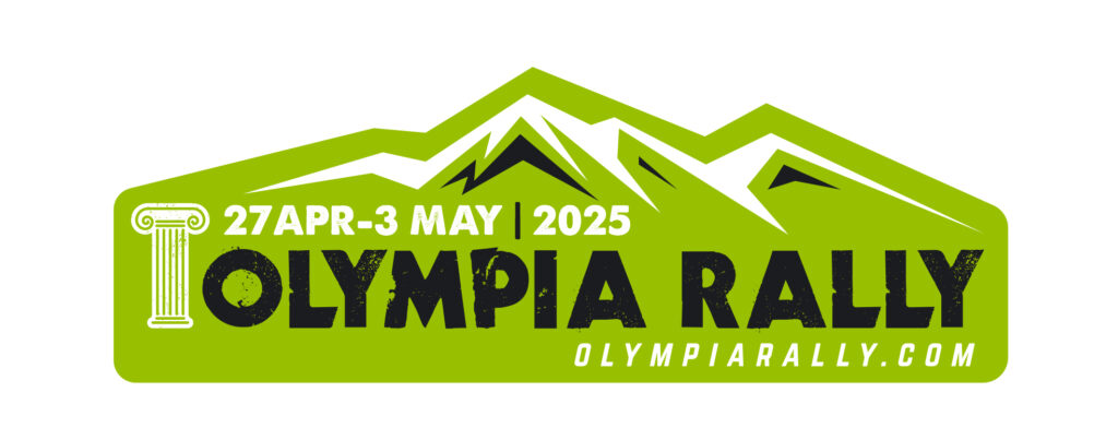 horizontal Olympia logos 27Apr 5 May 2025 green black Olympia rally