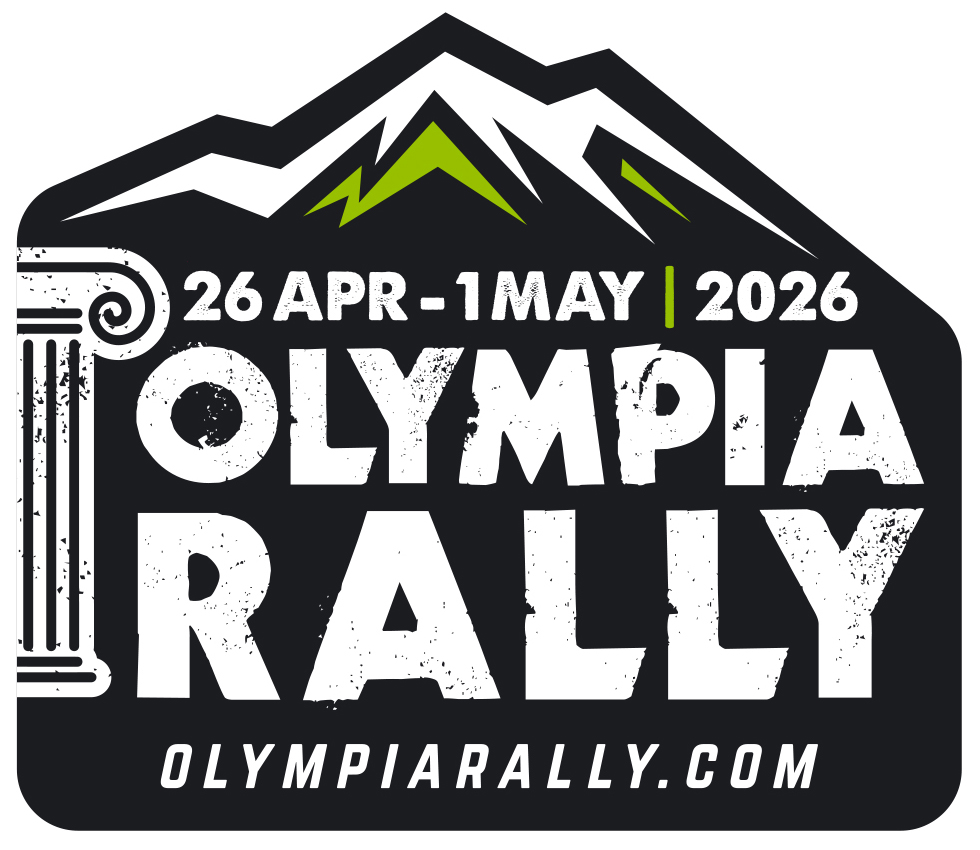 square Olympia logo 2026 black white Olympia rally