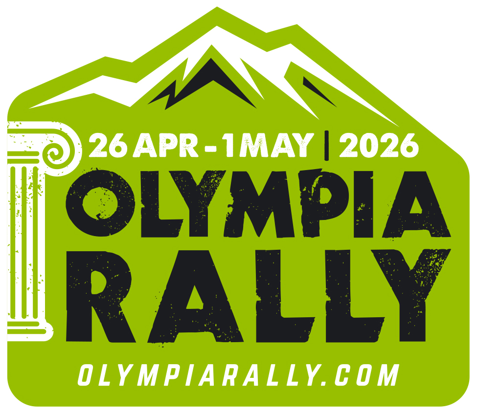 square Olympia logo 2026 green black Olympia rally