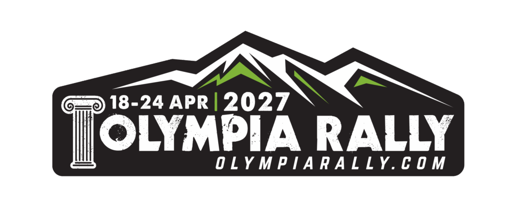 horizontal Olympia logos 2027 black white Olympia rally